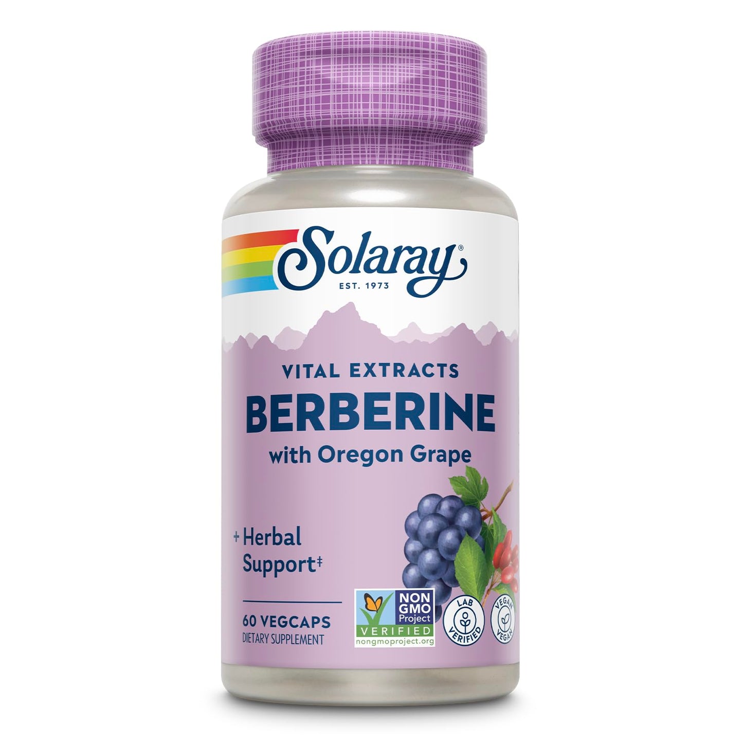 Solaray Berberine with Oregon Grape – 60 Capsules