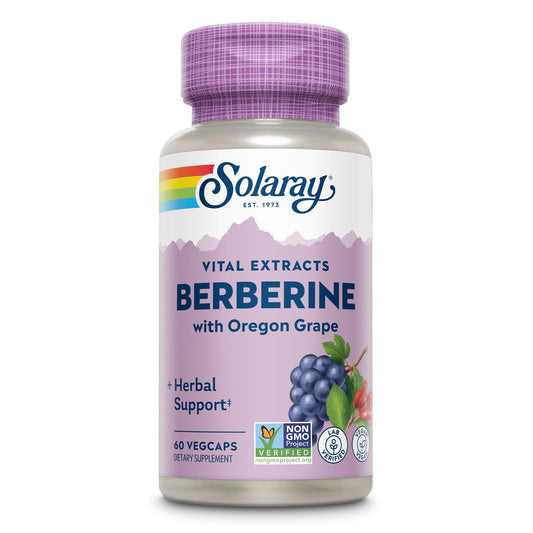 Solaray Berberine with Oregon Grape – 60 Capsules