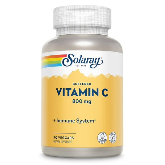 Solaray Buffered Vitamin C 800 mg – 100 VegCaps
