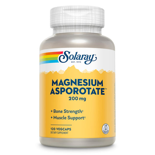 Solaray Magnesium Asporotate 200mg 60 Capsules