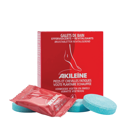Asepta Akileine Revitalizing Effervescent Bath Pebbles 6 x 20 Gr