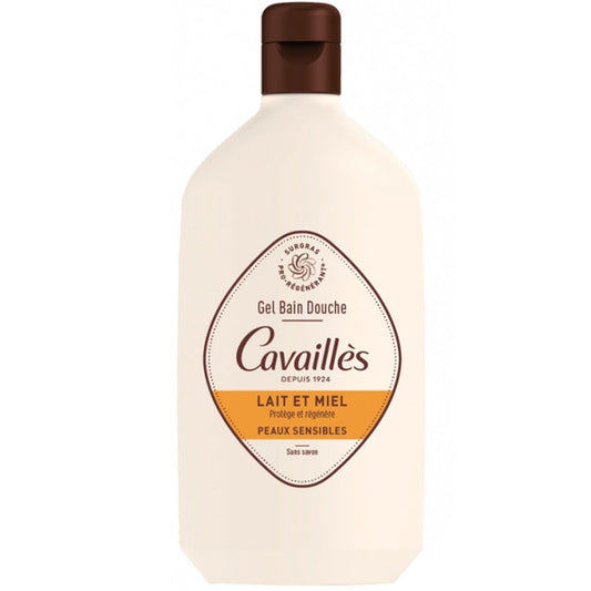 Roge Cavailles Bath and Shower Gel - Milk & Honey 400 ML