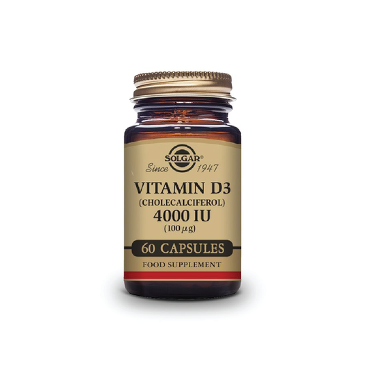 Solgar Vitamin D3 4000 UI 60 Vegetable Capsules