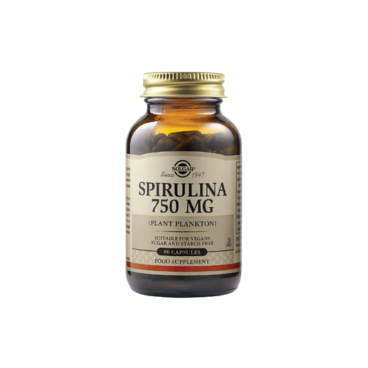Solgar Spirulina 750 MG 80 Vegetable Capsules