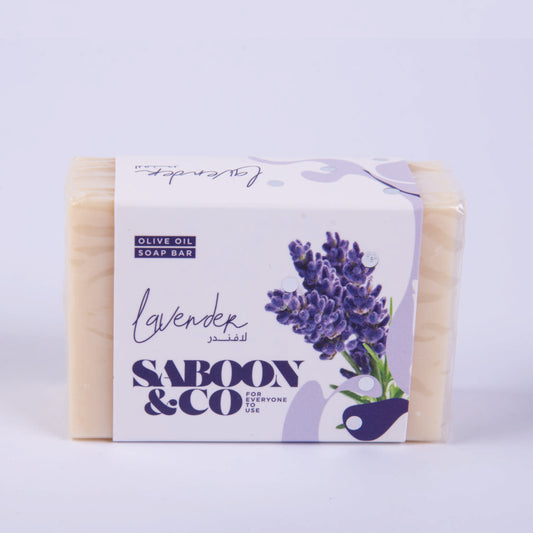 SABOON & CO – Lavender Olive Oil Soap Bar