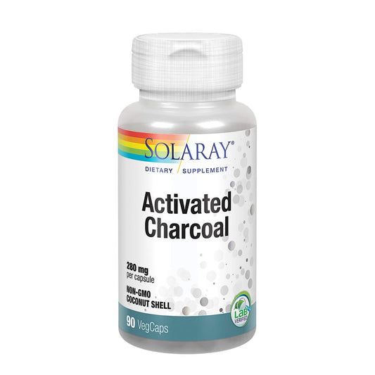 Solaray Activated Charcoal 250 Mg 90 Caps