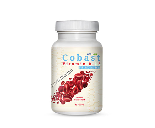 Cobast Vitamin B-12 5Mg 10 Tablets
