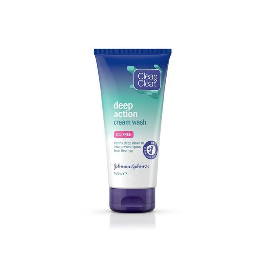 Clean & Clear Deep Action Cream Cleanser 150ML