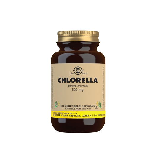 Solgar Chlorella 520MG 100 Vegetable Capsules