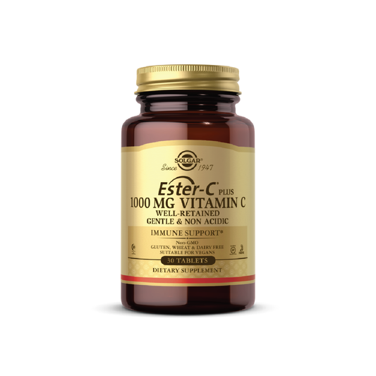 Solgar Ester-C Plus 1000 Mg Vitamin C 30 Tablets