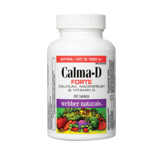 Webber Naturals® Calma-D Forte 60 Tablets