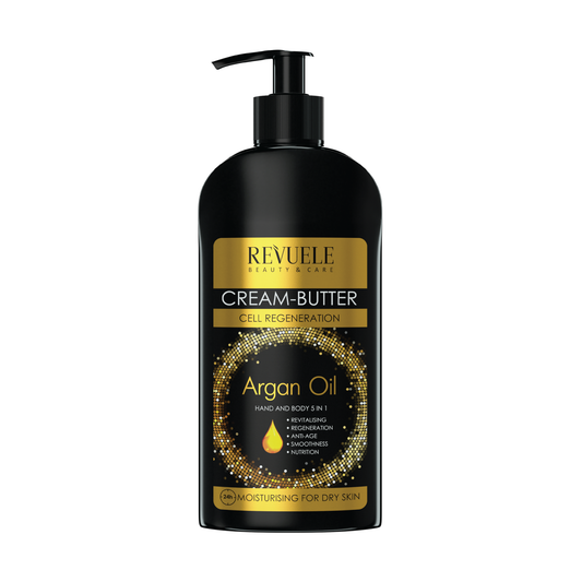Revuele Argan Oil Cream-Butter Hand & Body 5 in 1 400 ML