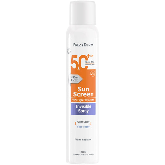 Frezyderm Sun Screen Invisible Spray SPF50 200 ML