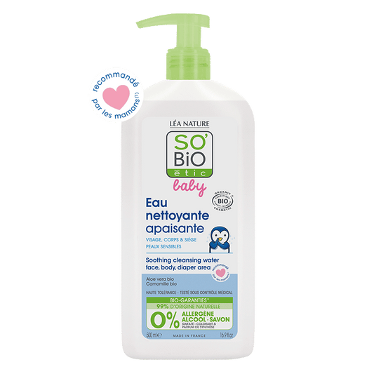 SO BiO étic® Baby Soothing Cleansing Water 500mL