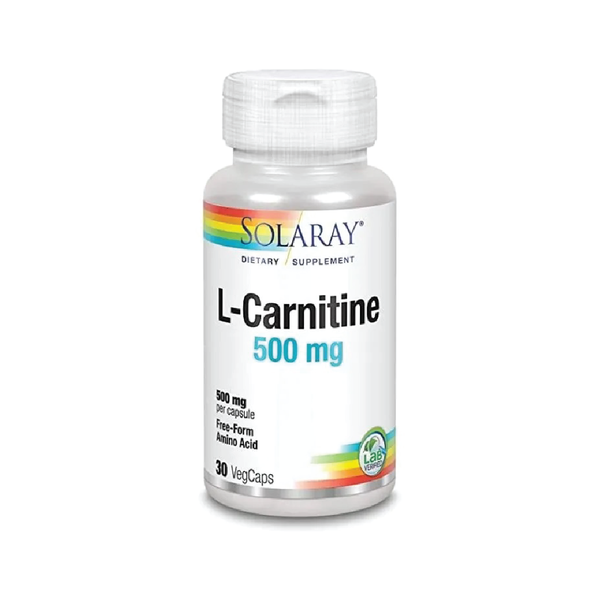 l carnitine lebanon Solaray L-Carnitine 500mg 30 Capsules – Nicolas Care