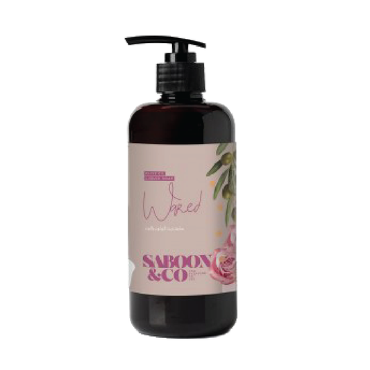 SABOON & CO – Rose Olive Oil Liquid Soap 500 ML