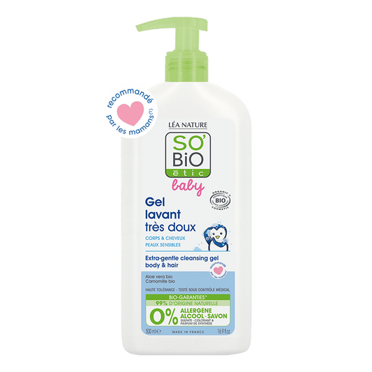 SO BiO étic® Baby Extra Gentle Cleansing Gel 500mL