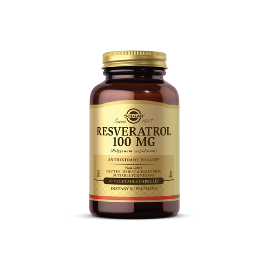 Solgar Resveratrol 100 MG 60 Vegetable Capsules