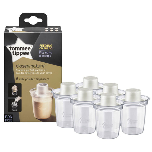 Tommee Tippee Milk Powder Dispenser – 6 Pack