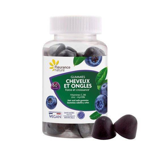 Fleurance Nature Gummies Cheveux et Ongles - 60 Gummies