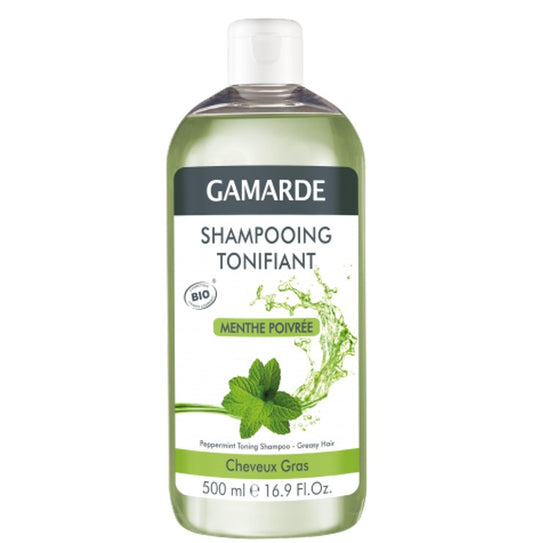 Gamarde Tonifying Shampoo (Menthe Poivrée) – for Greasy Hair 500 ML