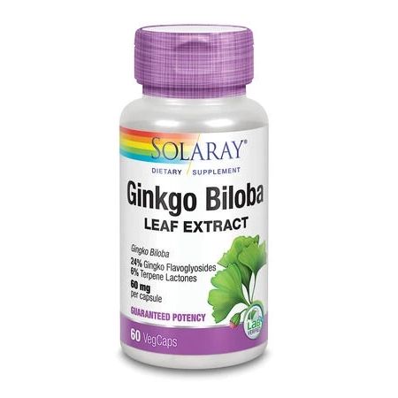 Solaray Ginkgo Biloba 60 Caps