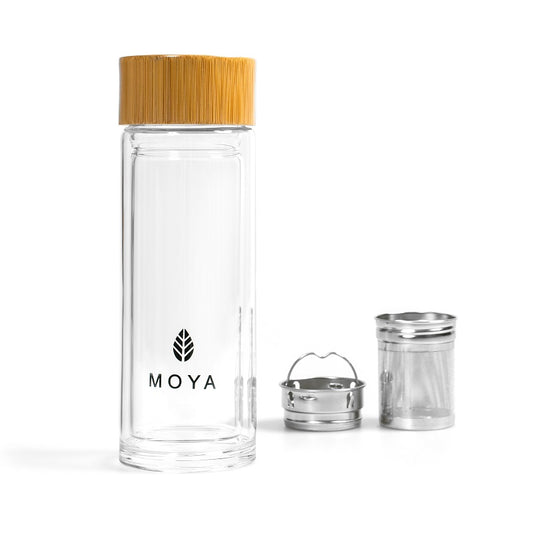 Moya Matcha Glass Matcha Shaker + Tea Infuser