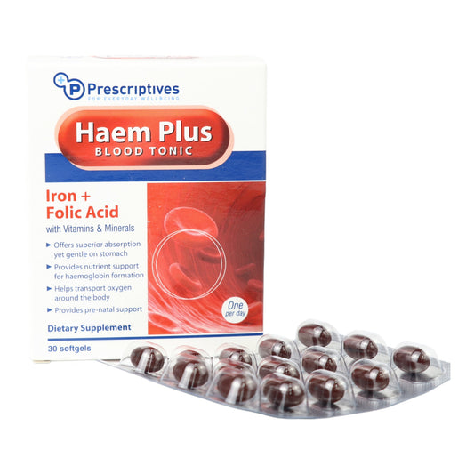 Haem Plus (Iron + Folic Acid) 30 Tablets