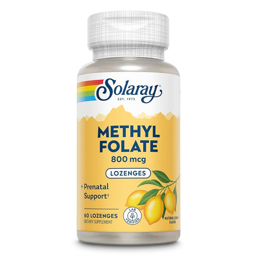 Solaray Methyl Folate 800 mcg – 60 Lozenges