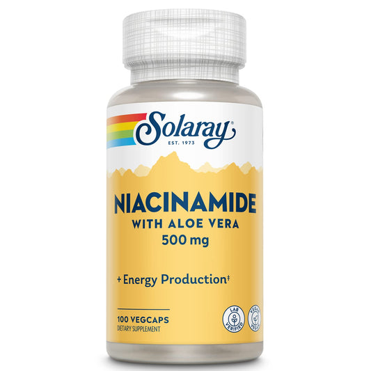 Solaray Niacinamide 500 Mg 100 Vegcaps