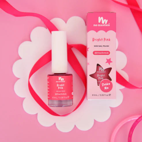 No Nasties - Bright Pink Water-Based Nail Polish
