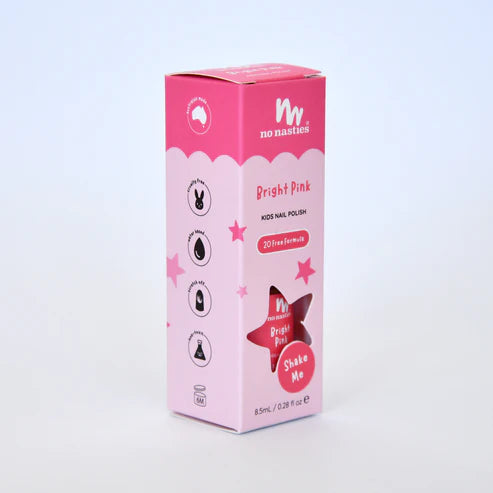 No Nasties - Bright Pink Water-Based Nail Polish