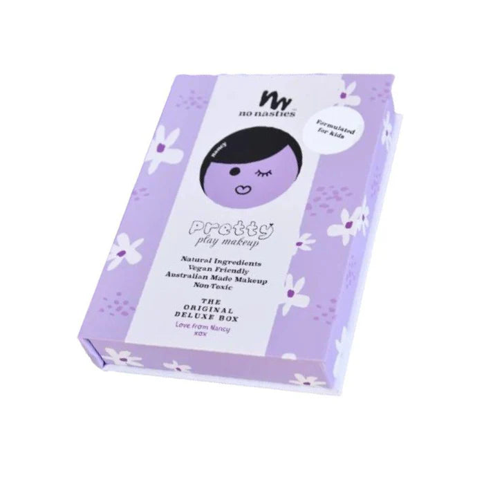 No Nasties - Nancy Deluxe Purple Pressed Powder Non-Toxic Kids Make Up Set
