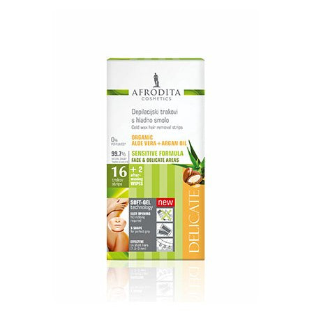 Afrodita Cold Wax Hair Removal Strips