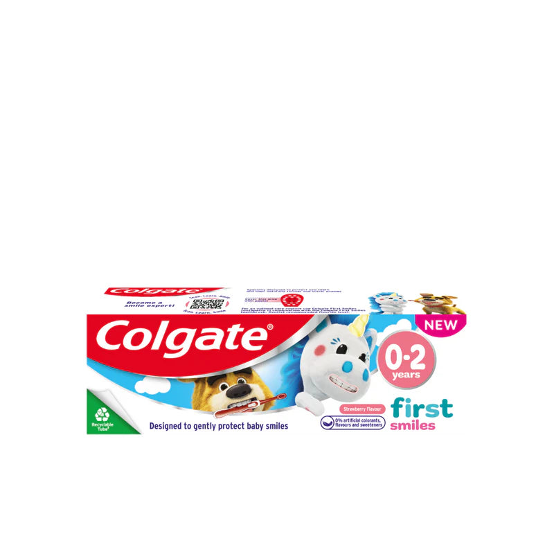 Colgate First Milk Teeth Toothpaste for Babies 0-2 Years - 50ml ...