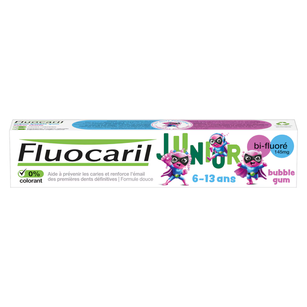 Fluocaril Junior Toothpaste Bubble Gum 6-12 Years