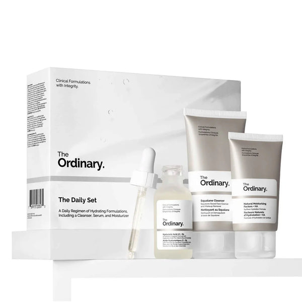 The Ordinary The Daily Set – Essential Hydration & Cleansing Trio