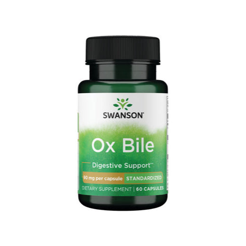 Swanson Ox Bile 90 mg 60 Capsules