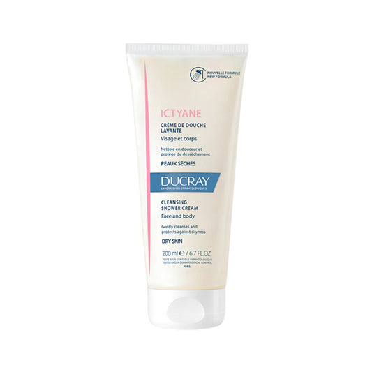 Ducray Ictyane Anti-Dryness Cleansing Shower Cream 200ML