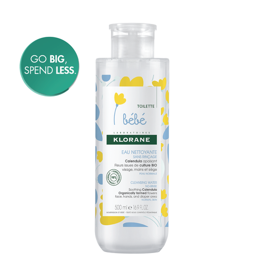 Klorane Baby Cleansing Water with Well Pump 500ML