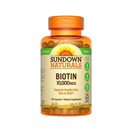 Sundown Biotin 10,000mcg-120 capsules