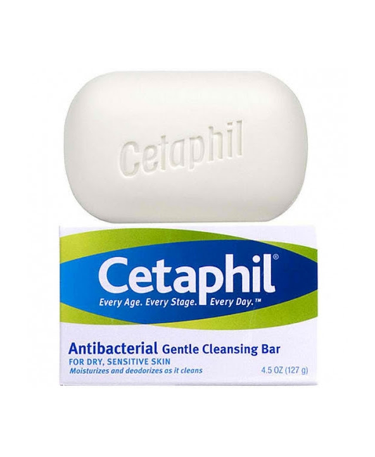 Cetaphil Gentle Cleansing Antibacterial Bar 127 Grams