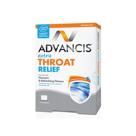 Advancis Extra Throat Relief 10 Capsules