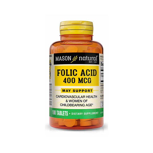 Mason Folic Acid 400 mcg-100 tablets