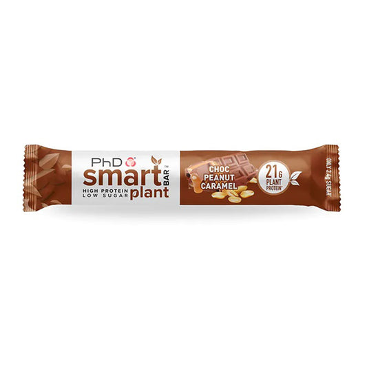 PhD Smart Bar Plant Choc Peanut Caramel 64g