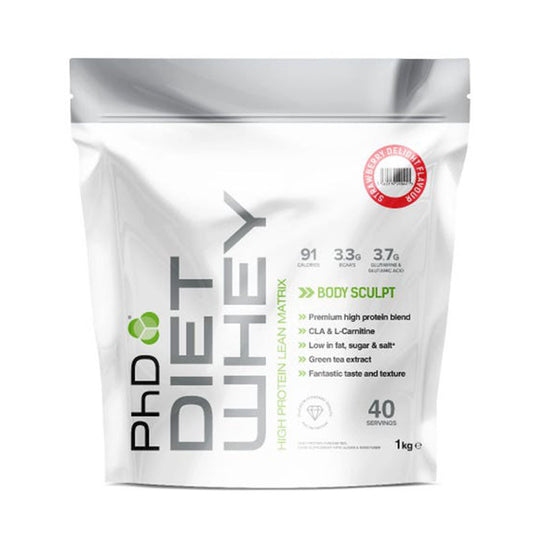 PhD Diet Whey 1 kg 40 Serving Strawberry Delight