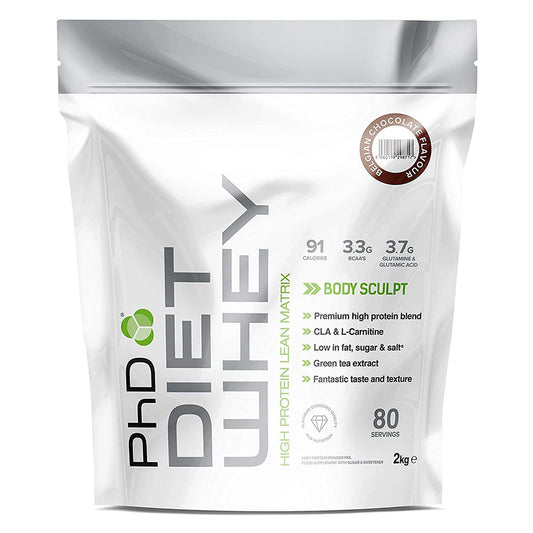 PhD Diet Whey 2 kg 80 Serving Belgian Chocolate