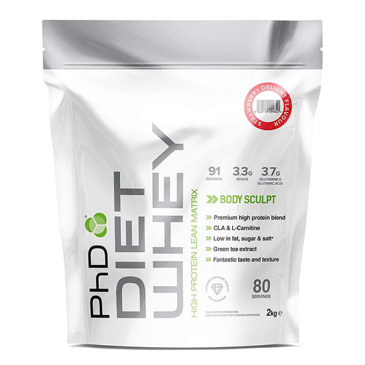 PhD Diet Whey 2 kg 80 Servings Strawberry Delight