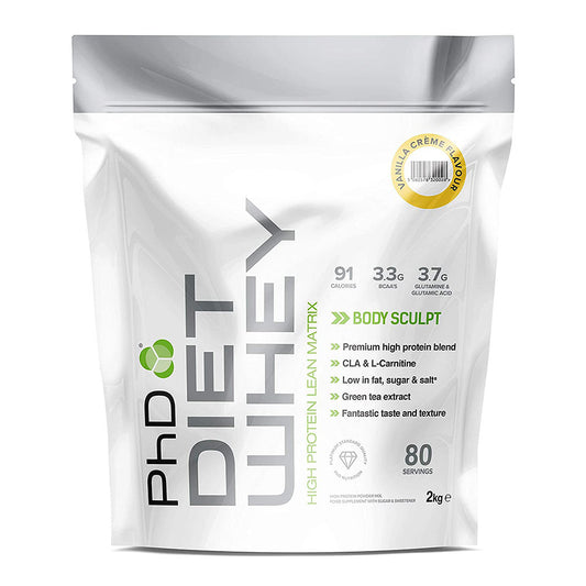 PhD Diet Whey 2 kg 80 Servings Vanilla Cream