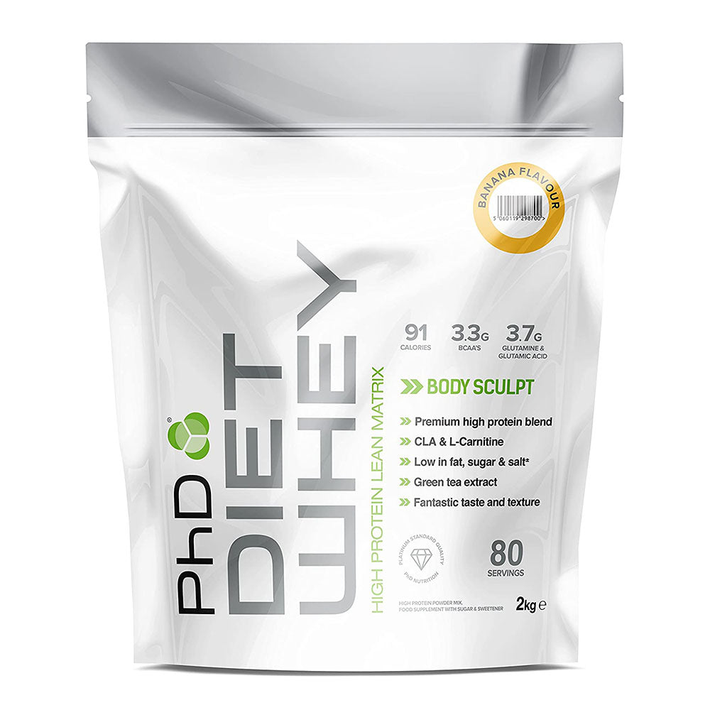 PhD Diet Whey 2kg 80 Servings Banana Flavor